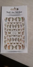 Foils Decorations Adhesive-Sliders Wraps Nail-Transfer-Decals Holographic Butterfly Colorful