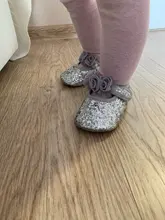 Ma & Baby-zapatos de princesa para bebés recién nacidos de 0 a 18 meses, con lentejuelas y lazo, para primeros pasos y diadema