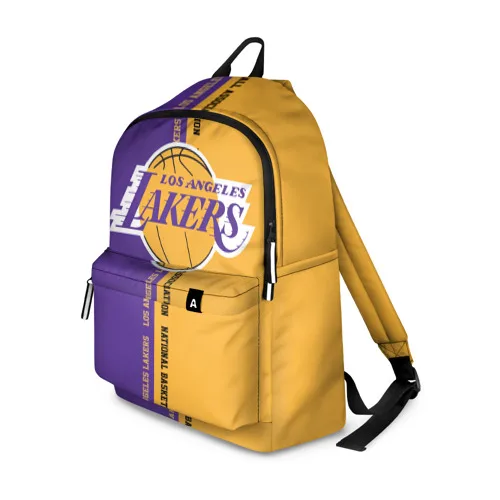 Рюкзак 3D Los angeles lakers. NBA | Багаж и сумки