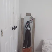 2021 Retro de Color sólido salvaje recto ancho pierna Pantalones mujer primavera nueva moda Coreana de cintura alta pantalones largos