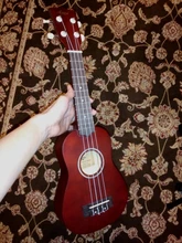 Aiersi-Ukelele Soprano de 21 pulgadas para principiantes, guitarra para chico, cuatro cuerdas de madera, negro, marrón, rosa, Amarillo, Azul, para niños