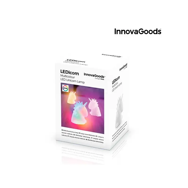 Лампа разноцветная Единорог LEDicorn InnovaGoods