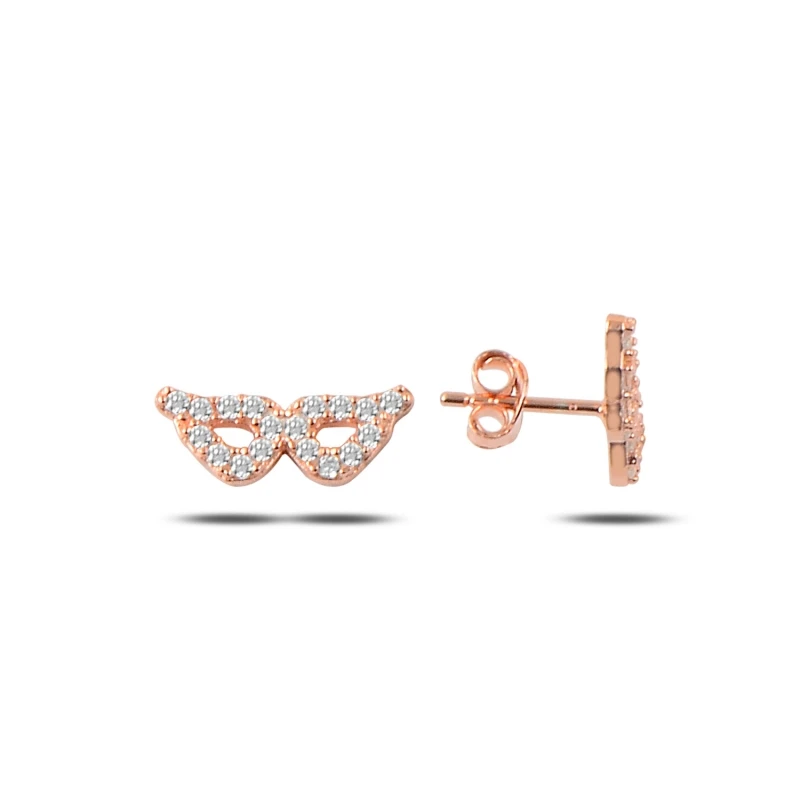 

Silver 925 Sterling Zircon Wing Earrings
