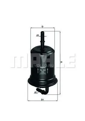 KNECHT KL456 Фильтр топливный TOYOTA LAND CRUISER 120 4.0 03
