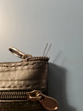 Tarjetero suave con cremallera para hombre y mujer, Cartera de cuero con cremallera, para regalo, pequeño