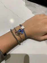 Pulseras de mariposa para parejas, brazaletes de diseño Ins para mujer, estudiantes, novia, hermana, regalo, Charms