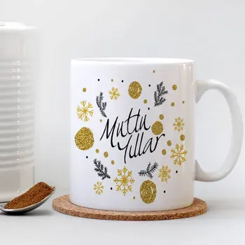 

Personalized White Mug Cup (Christmas Theme-12)