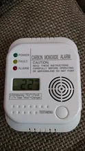 ANPWOO CO-detector de monóxido de carbono, alarma, seguridad del hogar sensor para, alerta, acústico y óptico