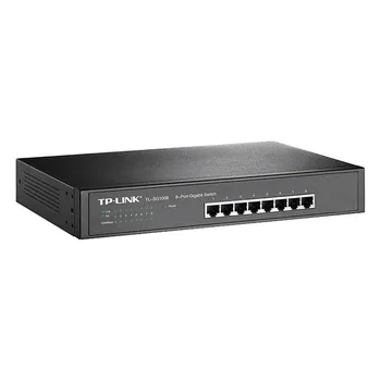 

Desktop Switch TP-Link TL-SG1008 10/100/1000 Mbps Black (8 Ports)