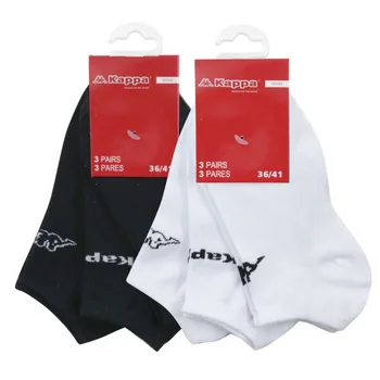 

[Kappa] Short Socks Black White Sport Woman Size 36/41 [2 packs of 3 pairs]