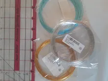 Alambre de Color Aluminio anadizado de 1mm/1,5mm/2,5mm/mm, alambre de joyería artesanal de Metal para DIY, piezas de joyería hechas a mano, 3 ~ 5 m/lote