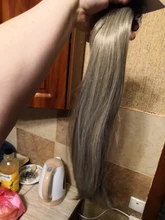 HAIRRO-coleta larga y Lisa para cola de caballo, horquillas, extensión de cabello sintético