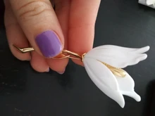 Brooch Jewelry-Sets Fashion New White Popular Red Party Tulip Christmas-Gift Unique