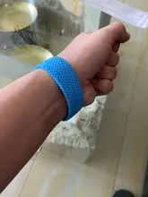 Correa de nailon trenzado para Apple Watch, correa elástica de 44mm, 40mm, 42mm y 38mm, serie iWatch 3, 4, 5, SE, 6