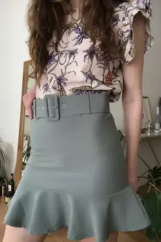 

Trendyol Belt Detail Skirt TWOSS20ET0516
