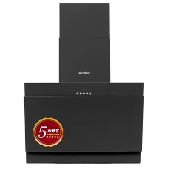 

Wall Hood Simfer 8614sm, width 60 cm, Black