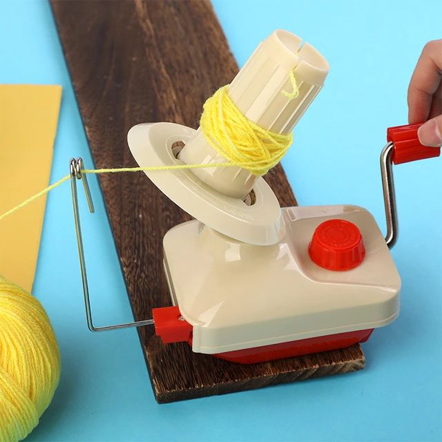 Manual Wool Ball Winder for Winding Yarn Skein Thread and Fiber Hand  Operated Swift Wool Yarn Winder for Knitting and Crocheting - AliExpress