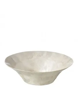 

CENTER TABLE WHITE MOTHER-OF-PEARL DECORATION 33X33X10 CM
