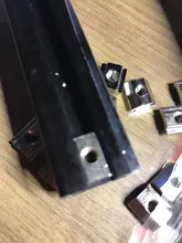 Extrusiones de aluminio con ranura en T, marco de perfiles de aluminio para máquina de grabado láser CNC, negro, 100-1200mm, 2020