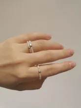 Anillo de Anillos de piedra Natural hecho a mano bohemio para mujer, con cuentas de acero inoxidable, multicolor, cuerda elástica, promesa de boda, ajustable