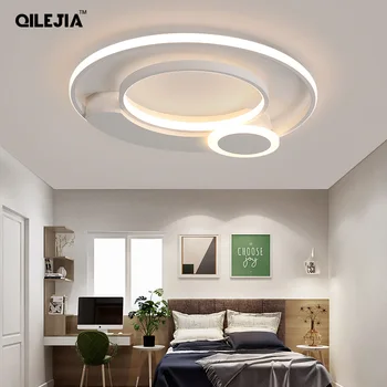 

Modern minimalist round bedroom lamp creative children's room ceiling lamp personality atmosphere home living room study lamp