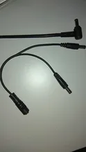 Cable divisor de potencia de 2,1x5,5mm para cámara CCTV, accesorios de seguridad DVR, tira de luz LED, CC 1 hembra a 2 macho