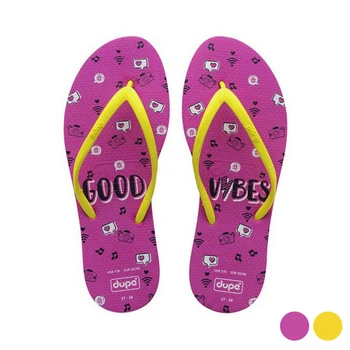 

Women's Flip Flops Good Vibes Dupé Joy Pink