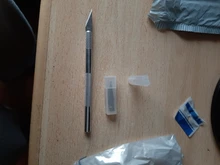 Kit de escalpelo de Metal n. ° 11, utensilios con cuchillas antideslizantes, cuchillo de Grabado de acero, herramientas manuales de reparación DIY para teléfono móvil