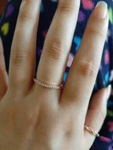 Anillo de compromiso clásico de circonia cúbica para mujer, sortija de Zirconia cúbica, Color oro rosa, Cristales austriacos