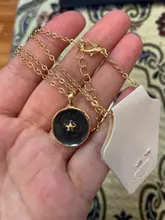 Collar con colgante de relámpago de luna y estrella para mujer, joyería de compromiso para fiesta, cadena, Gargantilla coreana, regalos