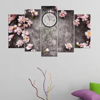 

Ivy Flower 5 Parts Mdf Clock Table