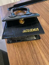 Jacquemus-Mini bolsos cruzados para mujer, bolso de marca famosa, de diseñador de lujo, con patrón de cocodrilo, 2021