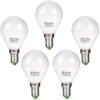 

Esrerica G45 LED bulb, 8W, E14 and white light 6400K, 640 lumens, (5-units) [energy efficiency class A +]