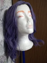 MSIWIGS mujer púrpura 22 colores Cosplay peluca ondulado corto sintético resistente al calor de pelo Rosa Rubio Ombre porque peluca