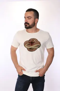

Angemiel Wear Strike Python Cotton Beyz Male T-Shirt