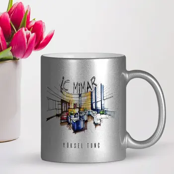

Personalized Professional Underwear Architect Silver Gilt Mug Cup-4