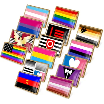 

LGBT Gay Badge Bear Tolos Moats-Pride Transgender Pansexuality Master Slave Lipstick Lesbian Bisexual Rainbow Pride Lapel pins