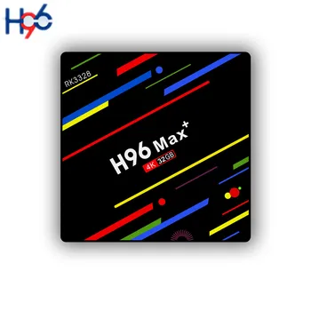 

HOT Sell Android Box H96 MAX+ 4G 32G 4K Iptv Android 9.0 Smart TV Box Rockchip RK3328 BT Quad Core 2.4GHz 5GHZ WiFi Media Player