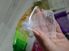 Bolsas de organza de decoración, embalaje para joyería, regalo o fiesta de boda, 7x9, 9x12, 10x15, 13x18CM, 24 colores, 50 unidades