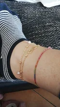 Bohemio de varias capas cuentas tobillera conjunto de moda lentejuelas estrella pulseras de tobillo para las mujeres verano playa pie joyería de la cadena tobilleras