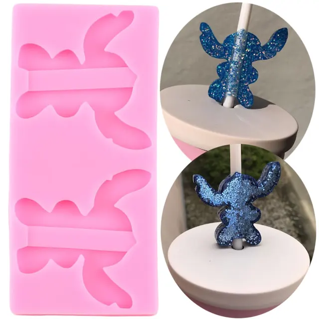 Disney-Stitch Anime Figure Silicone Moule, Pendentif DIY, Élections, Résine  Xy Moules, Collier Porte-clés, Moule Exécutif, Chocolat, Bonbons, Moule  Cadeau - AliExpress