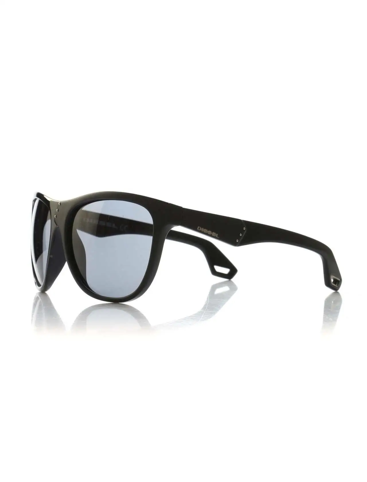 

Unisex sunglasses dl 0002 05a bone black organic rectangle rectangular 60-16-135 diesel