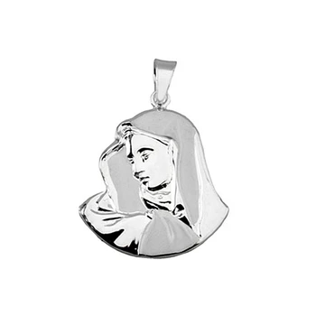 

Pendant 925 sterling silver m Virgin silhouette [8845GR] -Customizable-RECORDING INCLUDED IN THE PRICE