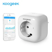 Koogeek умная розетка Wifi Разъем для Apple HomeKit Alexa Google помощник ЕС умный дом зажигания Мощность энергии монитор Siri Управление