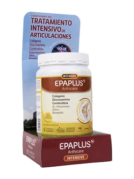 

Epaplus arthicare intensives 284.15g orange lemon flavor. Collagen, glucosamine, chondroitine, hyaluronic acid, silicon and boswellia