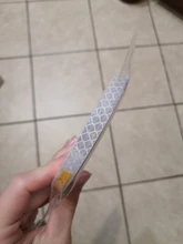 5/8m de coche de la motocicleta Luminoso reflectante cinta pegatina reflectante rollo brillante de seguridad Auto del coche de la bicicleta de Ciclismo de Reflector cinta