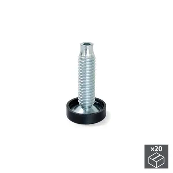 

Lot of 20 Levelers M10 Emuca circulate D. 23 regulating outer H 61 mm