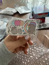 100 unids/pack Kawaii grueso gato diario impermeable decorativo papelería pegatinas artesanales Scrapbooking DIY álbum diario