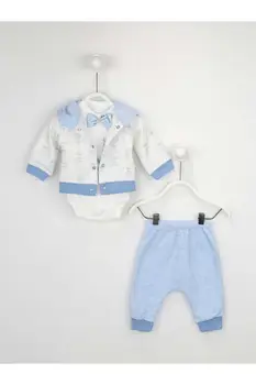 

Blue Baby Boy 3 PCs Set