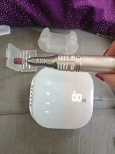 Nuevo diseño de lijadora eléctrica de uñas, 35000 RPM, máquina de manicura de Metal con pantalla HD, equipo de arte de uñas